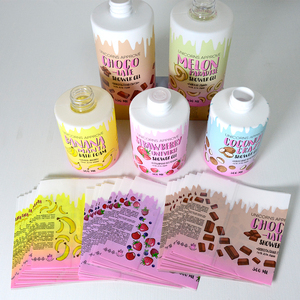 Botella de manga retráctil impresa Etiqueta de envoltura retráctil personalizada Botella de embalaje de bebidas de jugo Etiqueta termorretráctil - Product Image 6
