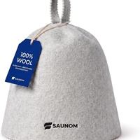 Chapeau de sauna russe en feutre de laine à 5 panneaux, personnalisé, haute qualité, style scandinave, unisexe adulte et enfant, pour SPA et hammam, prix usine