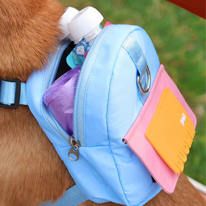 Thời trang biểu tượng tùy chỉnh <span class=keywords><strong>mini</strong></span> ba lô cho vật nuôi dây kéo xách tay poop túi với phim hoạt hình dễ thương thiết kế con chó đi Bộ Crossbody tàu sân bay - Product Image 6