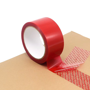 Nhà Máy Bán buôn Làm xáo trộn hiển nhiên con dấu làm mất hiệu lực Băng Túi Nhựa an ninh niêm phong nhãn CAUTION Tape Stickers <span class=keywords><strong>tag</strong></span> - Product Image 1