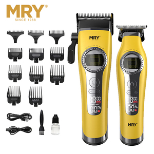Cortadora <span class=keywords><strong>de</strong></span> Pelo MRY con Motor <span class=keywords><strong>de</strong></span> 7500 RPM, Recargable, <span class=keywords><strong>Profesional</strong></span>, <span class=keywords><strong>de</strong></span> Aleación <span class=keywords><strong>de</strong></span> Aluminio para Barbería, Máquina <span class=keywords><strong>de</strong></span> Peluquería para Hombres - Product Image 5