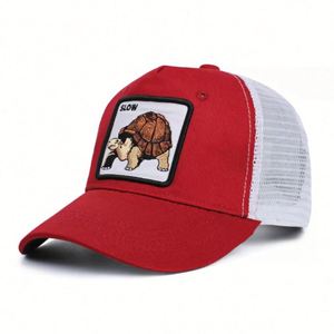 Gorras de Béisbol Personalizadas al por Mayor de Fábrica con Logotipo Bordado, Gorras Trucker de 5 Paneles con Malla y Bordado de Animales - Product Image 2