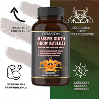 Capsules à base de plantes pour la vitalité masculine, puissant supplément énergétique et de gestion de l'énergie, racine de Maca, soutien de la circulation pour adultes, 60 gélules