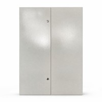 Armoire électrique industrielle à double porte, murale, IP54, grande capacité, verrouillage à double point, revêtement poudré