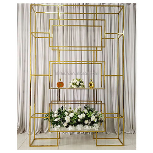 FURUN Modelo de Lujo 002 Nuevo Estante para Botellas de Vino Metálico Decorativo para Eventos - Product Image 1