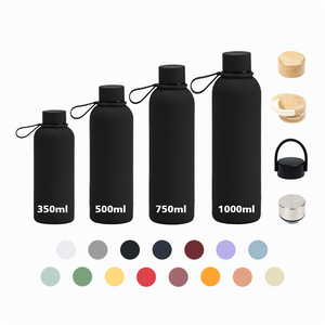 Biểu tượng tùy chỉnh chai nước 350ml 500ml 750ml 1000ml miệng nhỏ thể thao thép không gỉ chân không cup cách điện uống chai - Product Image 6