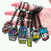 Porte-clés personnalisé en métal avec logo 2D/3D, en forme de voiture, souvenir, émail souple, découpé sur mesure