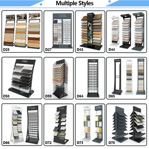 Custom Metal Material Ceramic Tile <strong>Display</strong> Rack Stand <strong>Wall</strong> Tile Hardwood Flooring Material Sample <strong>Display</strong> Stands for Showroom - Product Image 6