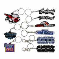 Porte-clés 3D en PVC souple personnalisé avec logo de marque, idéal pour moto et voiture, excellent cadeau