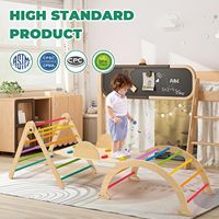 Holz kletter leiter Spielgeräte Kids Triangle Kletterer für das Indoor-Klettern für Kleinkinder