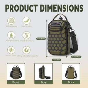 Bolsa de Gimnasio Magnética para Hombre y Mujer, Bolsa para Botella de Agua con Correa Ajustable, Bolsillo para Teléfono, Porta Botella de Agua para Viajes y Deportes - Product Image 2
