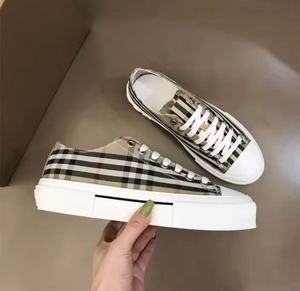 <span class=keywords><strong>Scarpe</strong></span> da passeggio casual di lusso da <span class=keywords><strong>uomo</strong></span> e da donna con plateau, morbide, traspiranti e ammortizzate, in pelle scamosciata nera e bianca, ideali per la primavera - Product Image 2