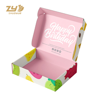 Haute qualité carton fruits bouteille de parfum boîte-cadeau matériaux recyclés ruban de tissu vêtements Mailer expédition papier produits perruque