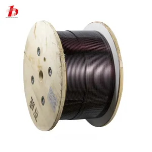 High Current 130 155 180 200 AIW 220 3* 2.4mm 1.2mmx3.5mm 0.12mm*2mm Flat Enameled Copper Wire for Rewinding New energy Motors