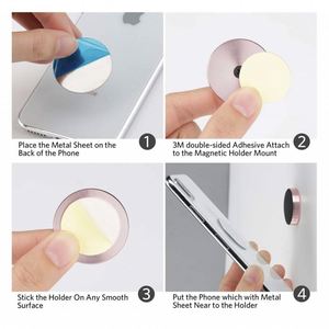 Hand Free Magnet Handyhalter Car Shape Automotive <strong>Steering</strong> Ac Luminous Visor <strong>Mask</strong> Cell Phone Holder - Product Image 6