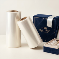 Film BOPP nacré mat, film d'emballage pour boîtes, emballage pour boîtes à gâteaux, impression, film de plastification thermique brillant, film de plastification à froid