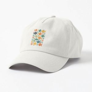 Gorras de Béisbol Clásicas Americanas de Algodón de 5 Paneles, Deportivas, Formales, con Estampado de Peces, Cierre Trasero con Hebilla Metálica, Casuales para Exteriores - Product Image 3