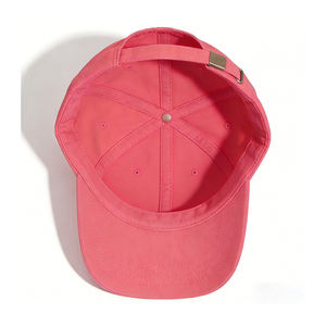 Gorra de Béisbol Informal para Uso Diario y Promoción de Marca, Gorra de Béisbol Rosa para Mujer con Bordado Desgastado - Product Image 3