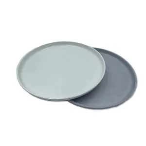 Dinner tableware party set store fixtures retail tableware items plastic resin tabasco round dinner tray plate set