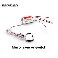 Interruptor Táctil Pequeño con Sensor para Espejo Iluminado CA 110V 220V 5A para Conectar Tira de Luz LED de 110V 220V