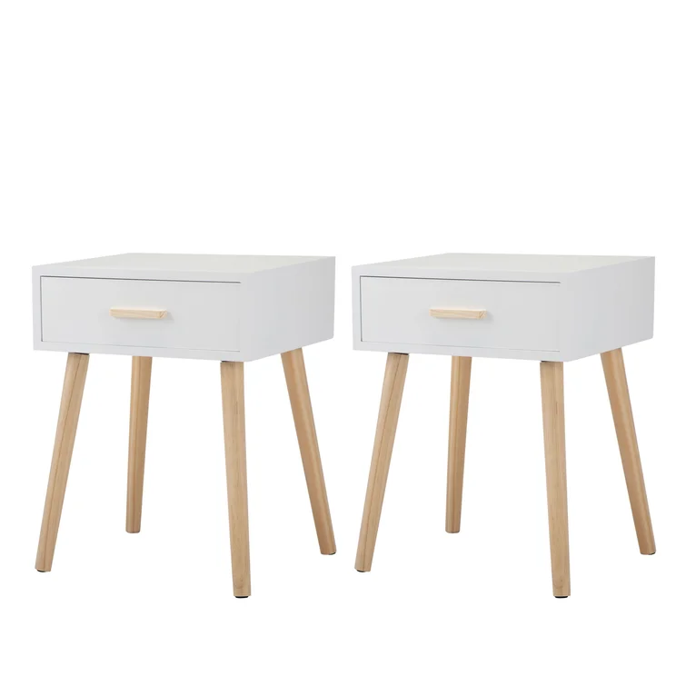 Современная Белая тумбочка с выдвижными ящиками по низкой цене, прикроватный столик для спальни