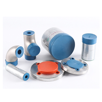 Capuchon de protection en plastique pour tuyau en acier, couvercle externe pour extrémité de tuyau en acier inoxydable, bouchon anti-poussière pour tuyau