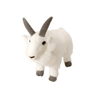 Animal de compagnie en peluche de chèvre de montagne personnalisé, jouet Animal en peluche de chèvre