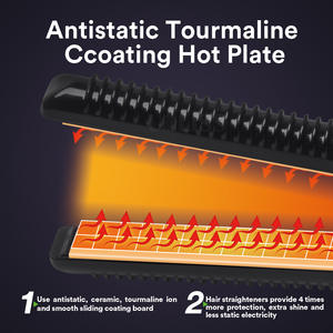 <span class=keywords><strong>Mini</strong></span> lisseur et <span class=keywords><strong>fer</strong></span> <span class=keywords><strong>à</strong></span> friser 2 en 1, <span class=keywords><strong>fer</strong></span> plat court en céramique professionnel pour femmes et hommes, lisseur de barbe - Product Image 4