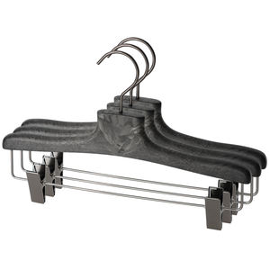 Charisma Modern Eco-friendly Multifunctional Plastic Pant <strong>Hangers</strong> Nonslip Widened Design Coat <strong>Hanger</strong> with <strong>Clips</strong> for Wardrobe Use - Product Image 4