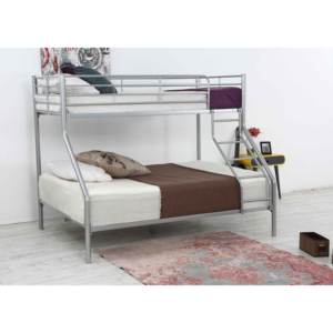 Lit superposé double en métal LOTUS avec échelle, design moderne, idéal pour les écoles, les chambres, les hôpitaux, les appartements, les hôtels, les dortoirs, Turquie - Product Image 2