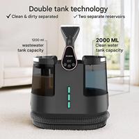 Nettoyeur de tapis portable à vapeur, puissant, pour nettoyage à sec et humide, professionnel, pour tissus, tapis, canapés
