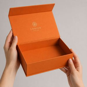 Boîte cadeau magnétique recyclable personnalisée, ruban, boîte d'emballage en papier rigide de luxe pour parfum, bijoux, vente en gros, formes personnalisées - Product Image 1