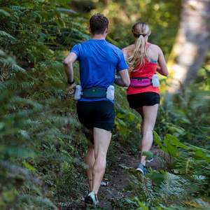 Ceinture de course à pied avec porte-bouteille d'eau, ceinture d'hydratation pour coureurs, hommes et femmes, sac banane pour la course à pied, échantillon gratuit - Product Image 3