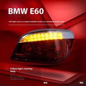 ชุดไฟท้าย LED รุ่น 5 Series 04-10 E60 แบบดัดแปลง เลนส์สีแดง พร้อมไฟเลี้ยว 12V สภาพใหม่ YH-TL-BMW-031 5 Se - Product Image 4
