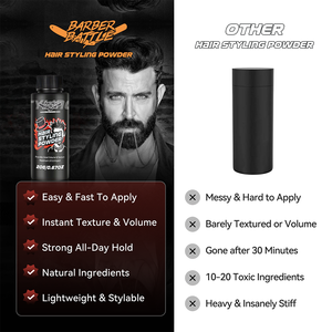 Polvo Voluminizador de Peinado para Barbería con Tu Marca Personalizada, Volumen Instantáneo y Textura Mate, Sin Complicaciones, Demanda Probada en Mercados Occidentales - Product Image 6