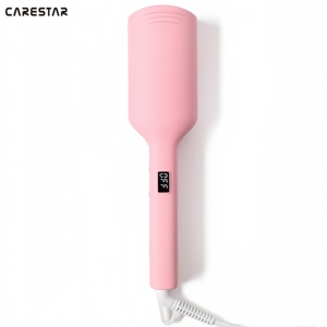 Rizador <span class=keywords><strong>de</strong></span> Pelo Ajustable con Revestimiento Cerámico, Calentamiento Rápido PTC, Estilo <span class=keywords><strong>Ondas</strong></span> <span class=keywords><strong>de</strong></span> <span class=keywords><strong>Sirena</strong></span> y Rizos en Espiral 360 °   Rizador <span class=keywords><strong>de</strong></span> Pelo Profesional con Apagado Automático - Product Image 1