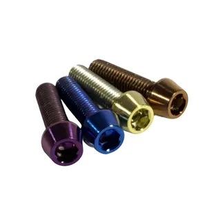 YH Custom aleación de acero M5 M6 M8 Socket Cap Head grado 5 pernos de titanio para motocicleta