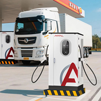 AMPPAL 60kw-240kw Nouvelle station de recharge pour véhicules électriques à haute performance et à économie d'énergie, deux pistolets, commerciale, pour la maison, pour voiture électrique