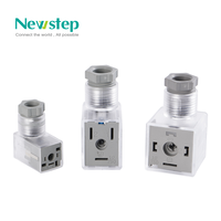 Conector de válvula solenoide de enchufe eléctrico de código B C tipo DIN 43650 conector de válvula solenoide de enchufe eléctrico para LED