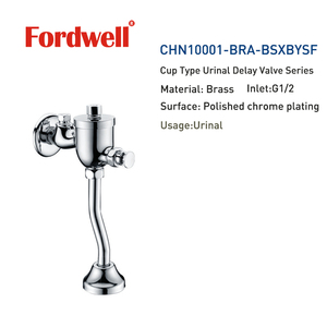 Chất lượng cao <span class=keywords><strong>push</strong></span> <span class=keywords><strong>button</strong></span> Brass thời gian trì hoãn van phòng tắm cup loại nơi để tiểu đỏ bừng van - Product Image 2