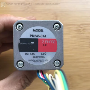 Motor Paso a Paso Pk245-01a Usado, Envío por DHL, Nuevo Original, Disponible en Stock, Automatización Industrial, PLC Dedicado para Programación - Product Image 1