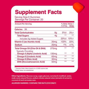 Gomitas de Omega 3, 6 y 9 con DHA para Niños, Vegetarianas, Sin Gluten, Sabor Cítrico, Sesenta Unidades, OEM ODM para el Bienestar Diario Infantil - Product Image 5