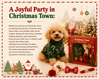 Coffret Cadeau Noël 2026 : Ensemble Collier et Quatre Articles pour Chiens – Conception Confortable pour l'Hiver – Idéal comme Cadeau pour Chiens