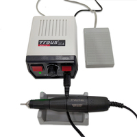 Kit de lime à ongles électrique portable Traus 204, outil à micromoteur 65W pour le polissage de bijoux et de laboratoires dentaires