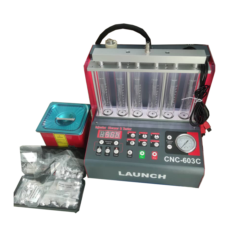 New Metal Material 220V 110V CNC-603C Injector Cleaner Fuel Injector Tester Cleaning Machine Testing Bench