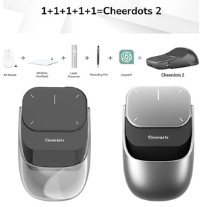 Cheerdots 2 Souris Air à Commande Vocale IA, Tactile Sans Fil Détachable Magnétique, Télécommande de Présentation avec Enregistrement Vocal ChatGPT - Product Image 1