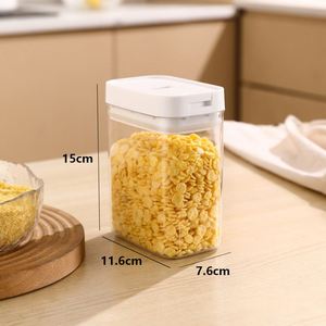 Food Grade Plastic sealed Container for Grains Coffee Beans Dried Fruits Noodles Food Storage <b>Jar</b> - Product Image 6