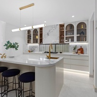 Nouvelle conception Bloody Beauty 2 Pac, portes laquées pour armoire de cuisine