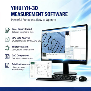 Máquina de Medición de Video Automática Compuesta <span class=keywords><strong>2D</strong></span>+<span class=keywords><strong>3D</strong></span>, Equipo de Prueba por Lotes de Alta Precisión con Posicionamiento Preciso, 1 Año de Garantía - Product Image 4