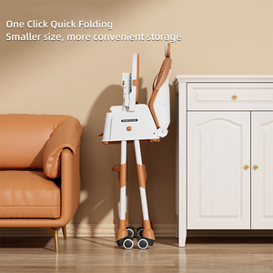 <span class=keywords><strong>Silla</strong></span> de Comer Ligera para Bebé con <span class=keywords><strong>Ruedas</strong></span> Universales, <span class=keywords><strong>Silla</strong></span> Alta Plegable y Cómoda para Bebé, Columpio Mecedor 2023 - Product Image 6